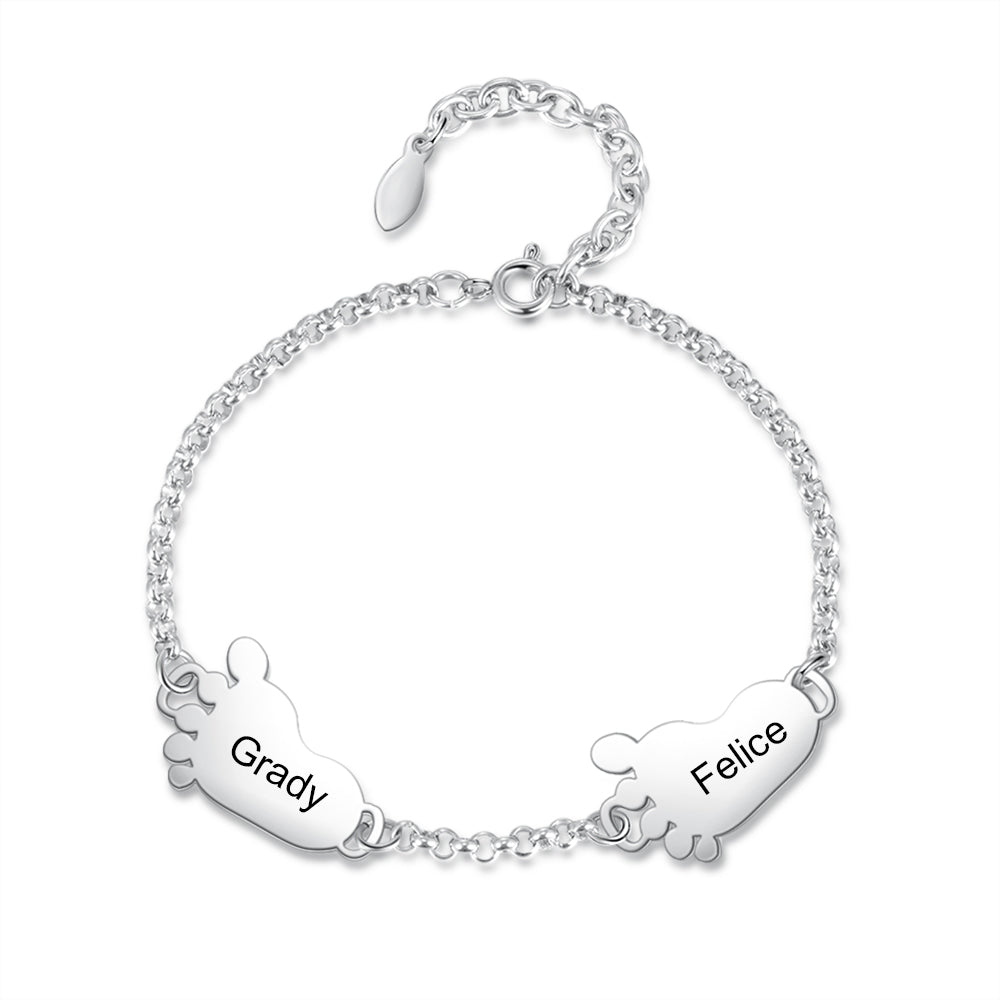 Engraving Stainless Steel Bracelet
