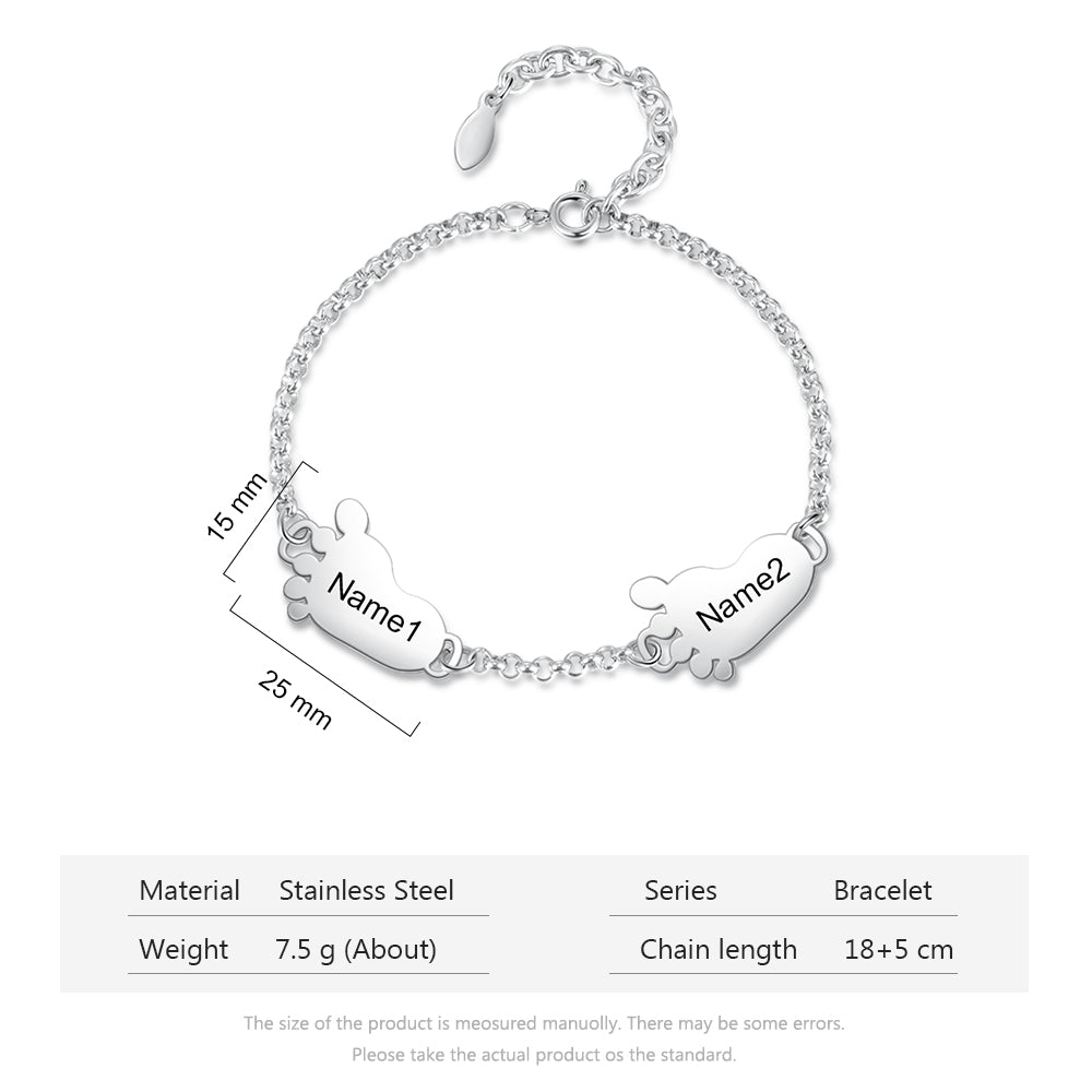Engraving Stainless Steel Bracelet