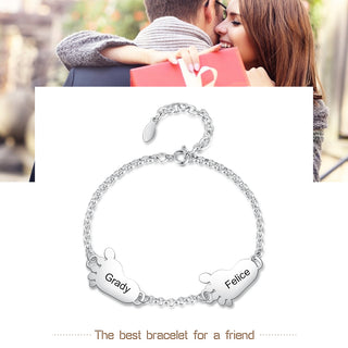 Engraving Stainless Steel Bracelet