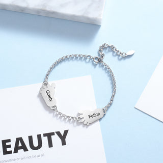 Engraving Stainless Steel Bracelet