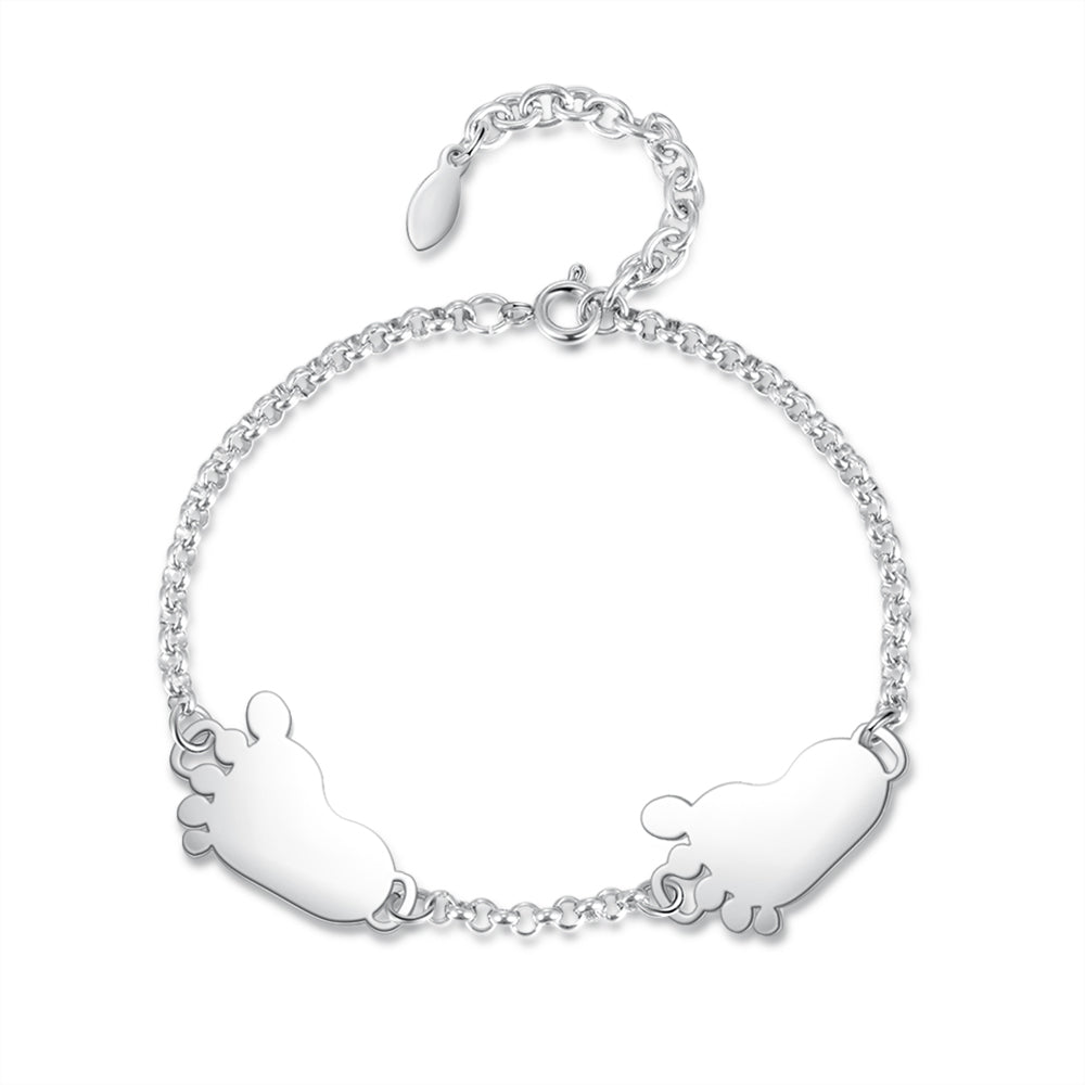 Engraving Stainless Steel Bracelet
