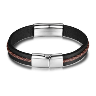 Custom Name Leather Bracelet