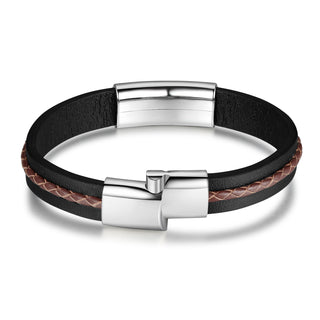 Custom Name Leather Bracelet