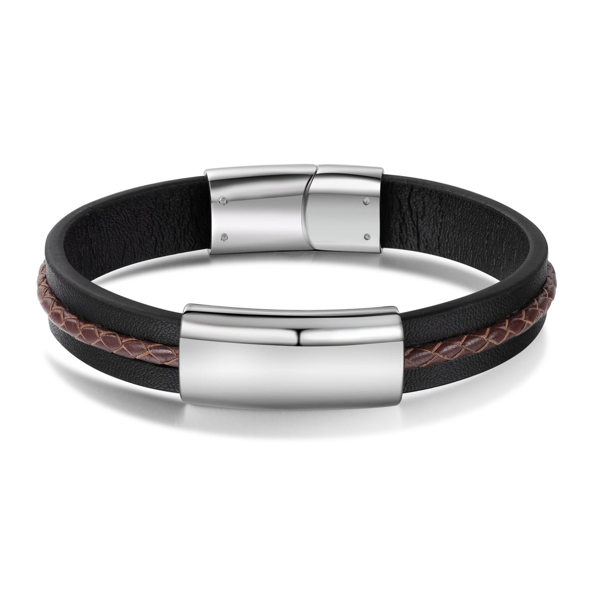 Custom Name Leather Bracelet