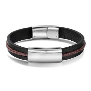 Custom Name Leather Bracelet