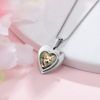 Personalized Stainless Steel Photo Necklace