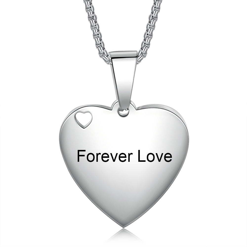 Personalized Stainless Steel Photo Necklace