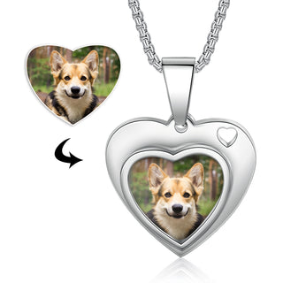 Personalized Stainless Steel Photo Necklace