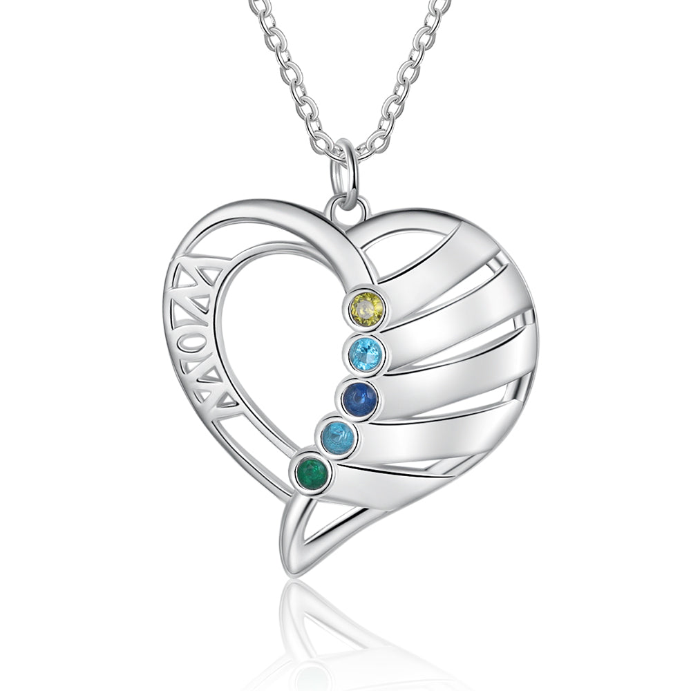 Custom Heart Shaped Necklace