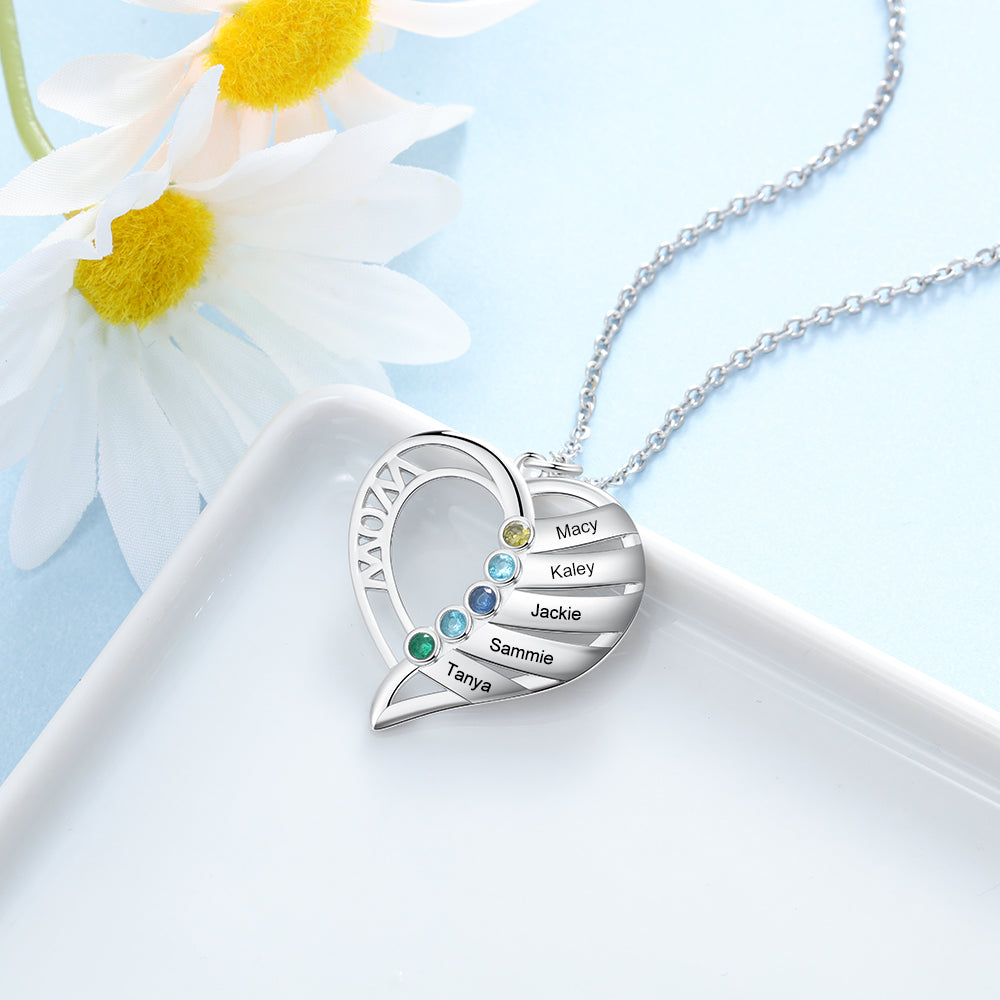 Custom Heart Shaped Necklace