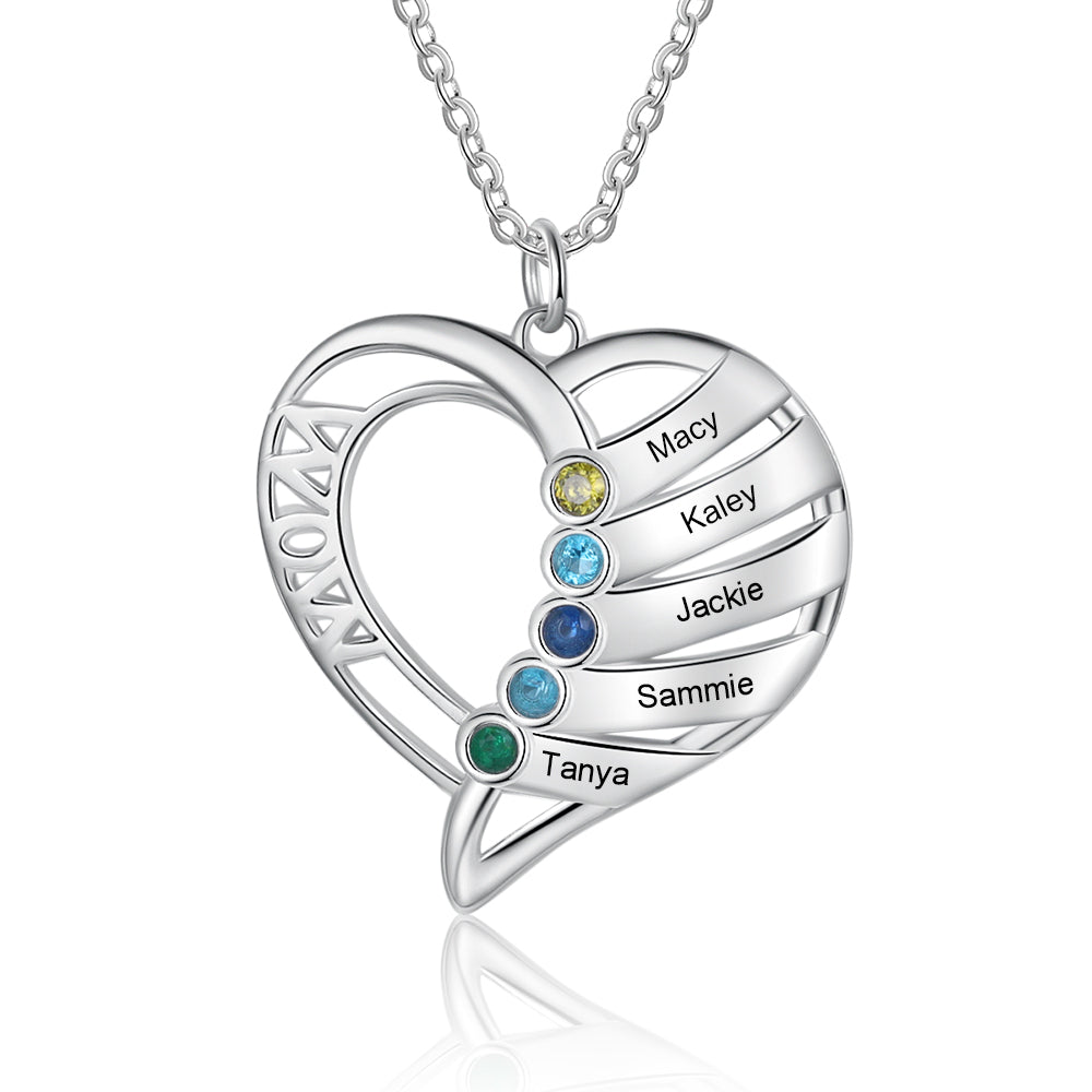 Custom Heart Shaped Necklace