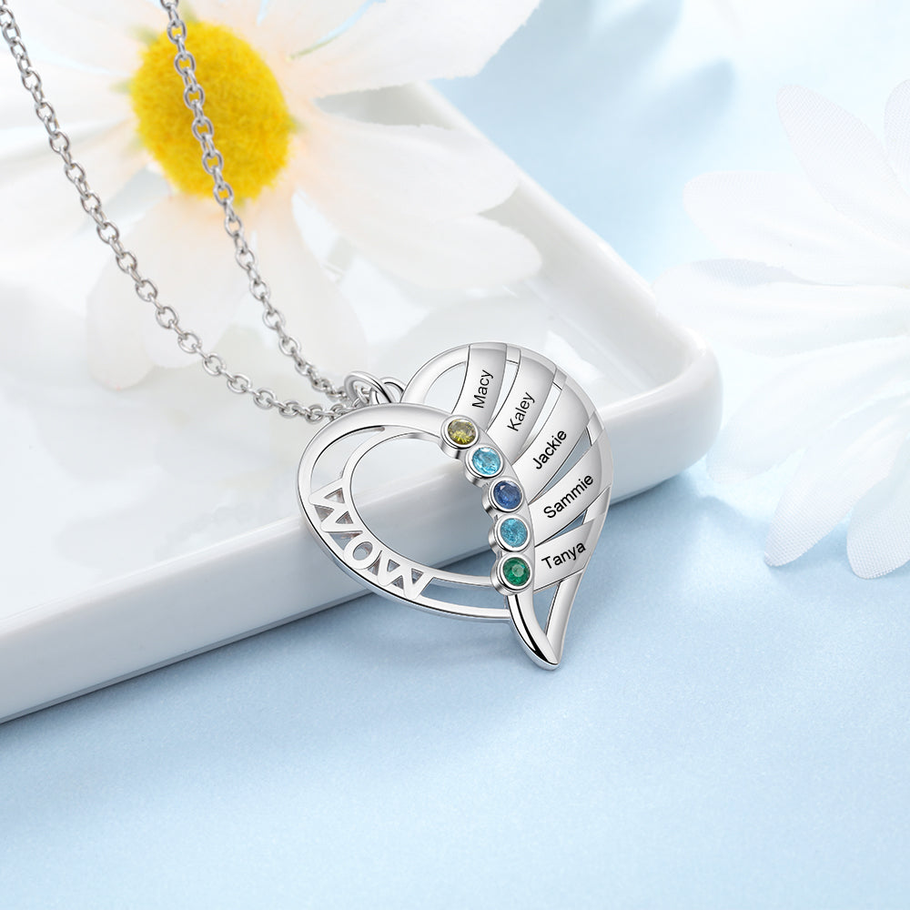 Custom Heart Shaped Necklace