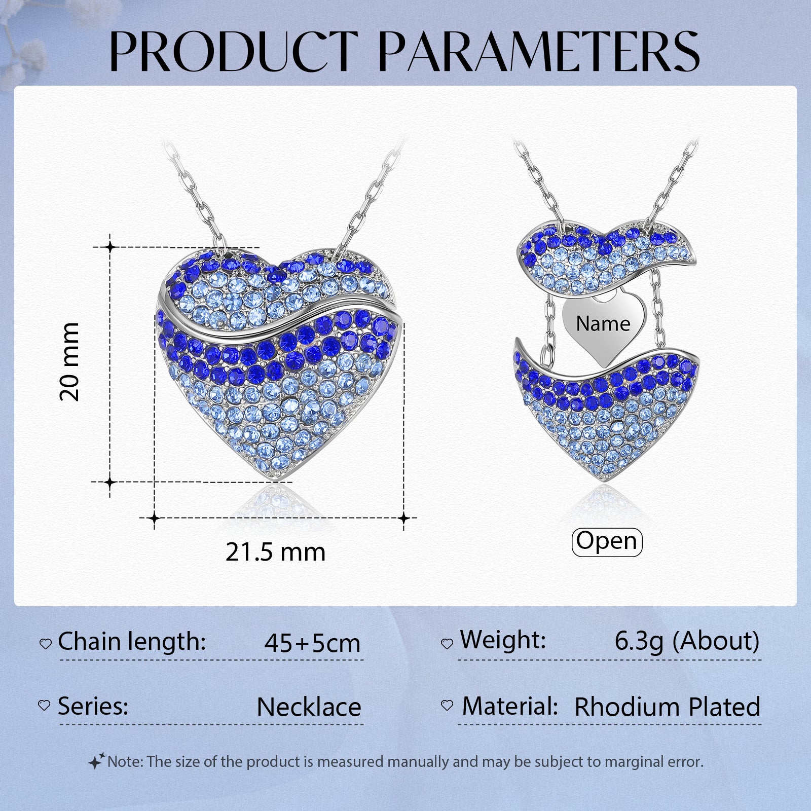 Custom Heart Necklace
