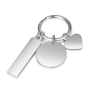 Custom Stainless Steel Photo Keychain