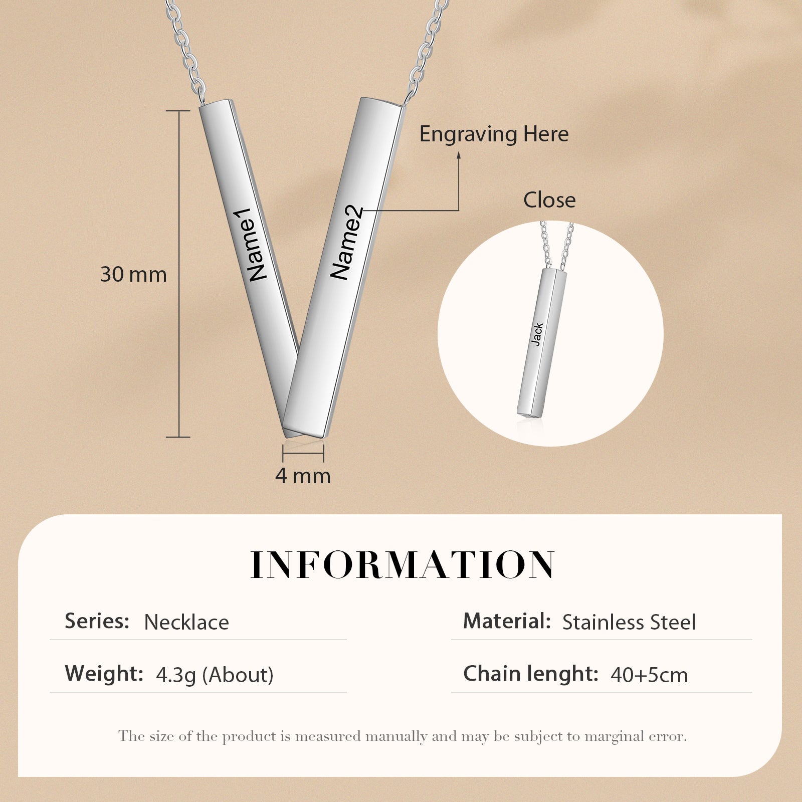 Custom Bar Necklace