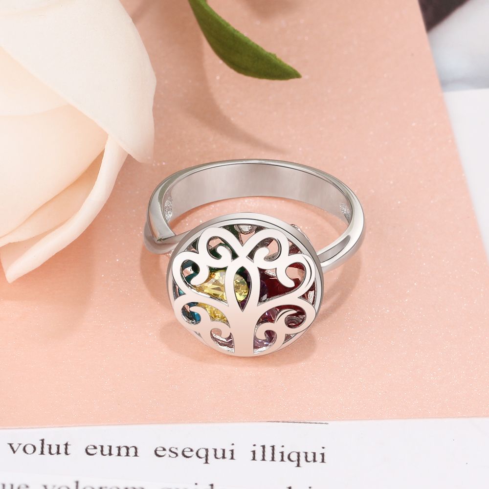 Custom Birthstone Ring