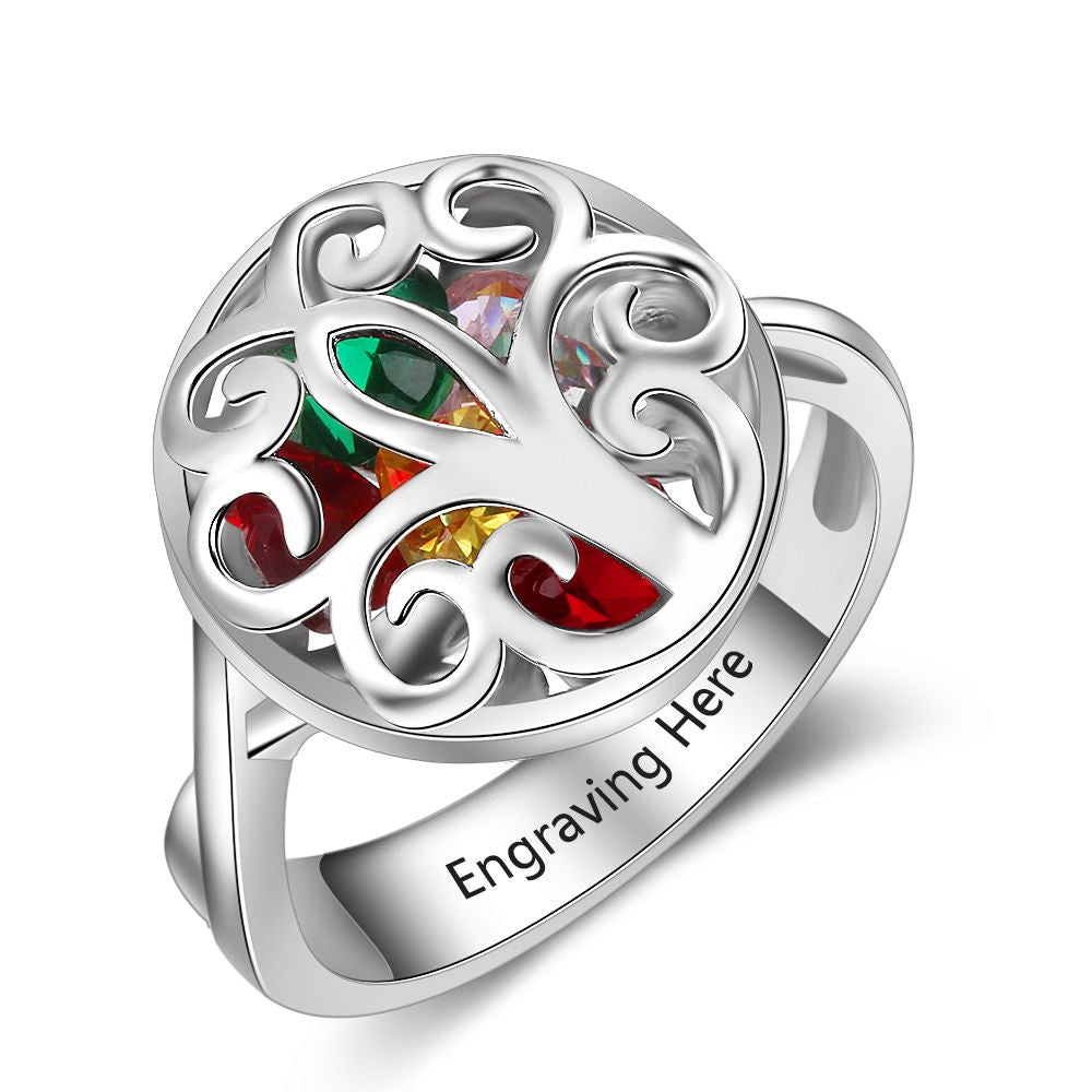 Custom Birthstone Ring