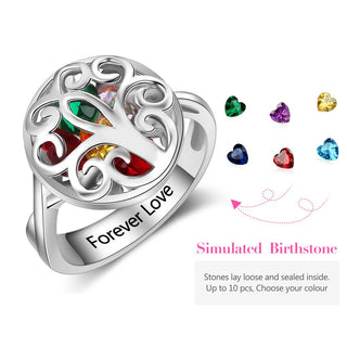 Custom Birthstone Ring