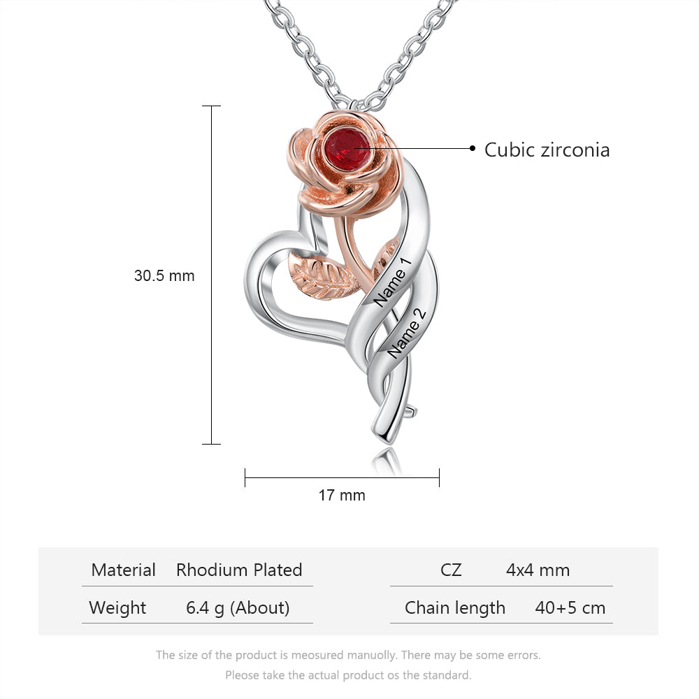 Custom Flower Necklace