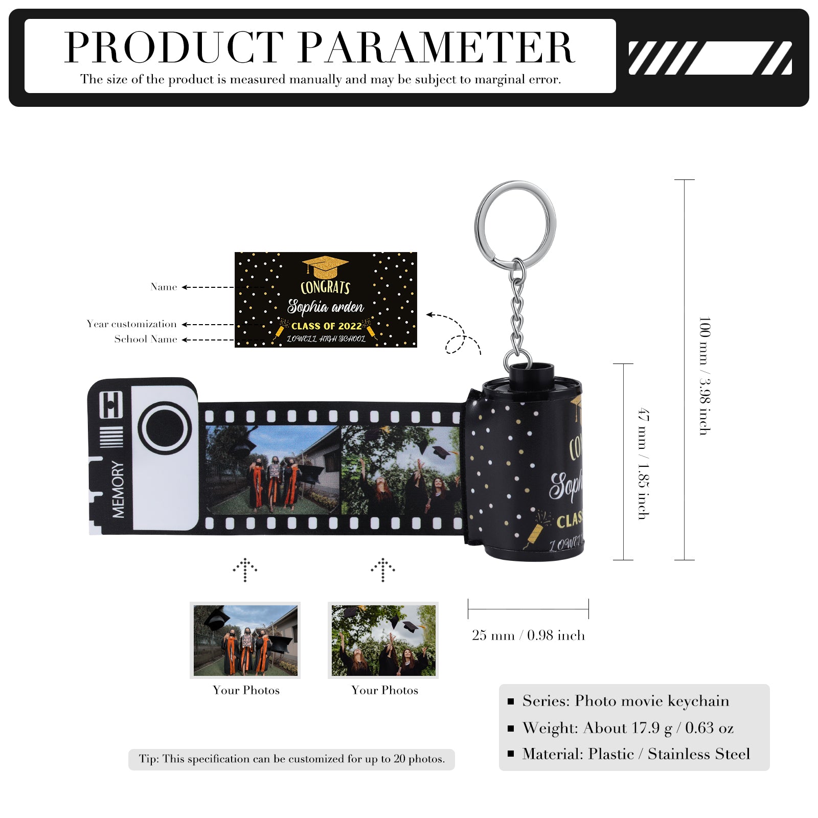 Custom Photo Keychain