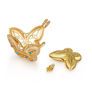 Custom Buttefly Ashed Necklace