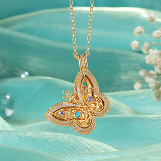 Custom Buttefly Ashed Necklace