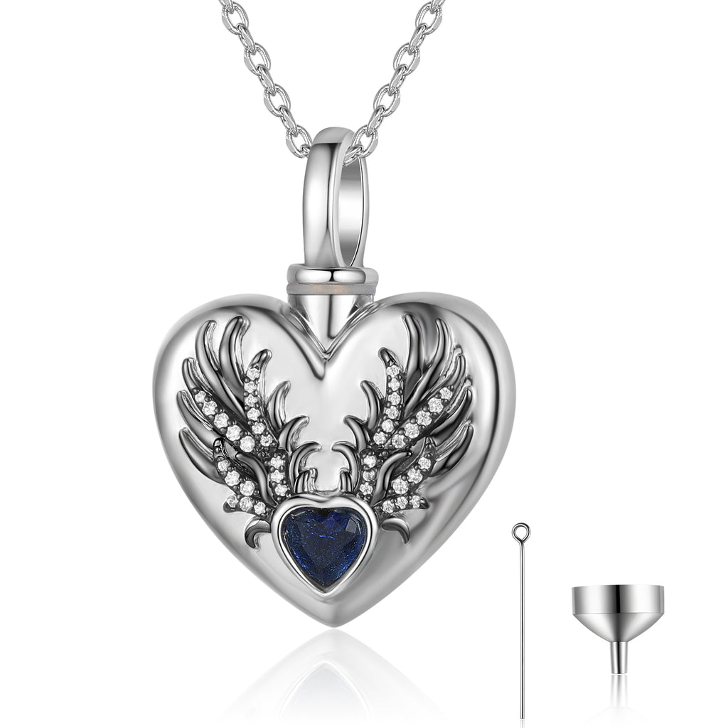 Custom Heart Ashes Necklace