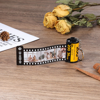Custom Photo Film Keychain