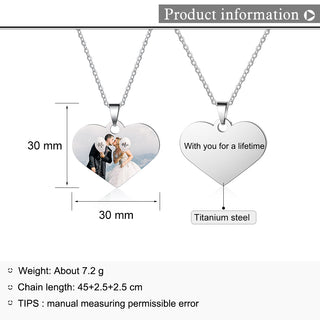 Custom Photo Necklace