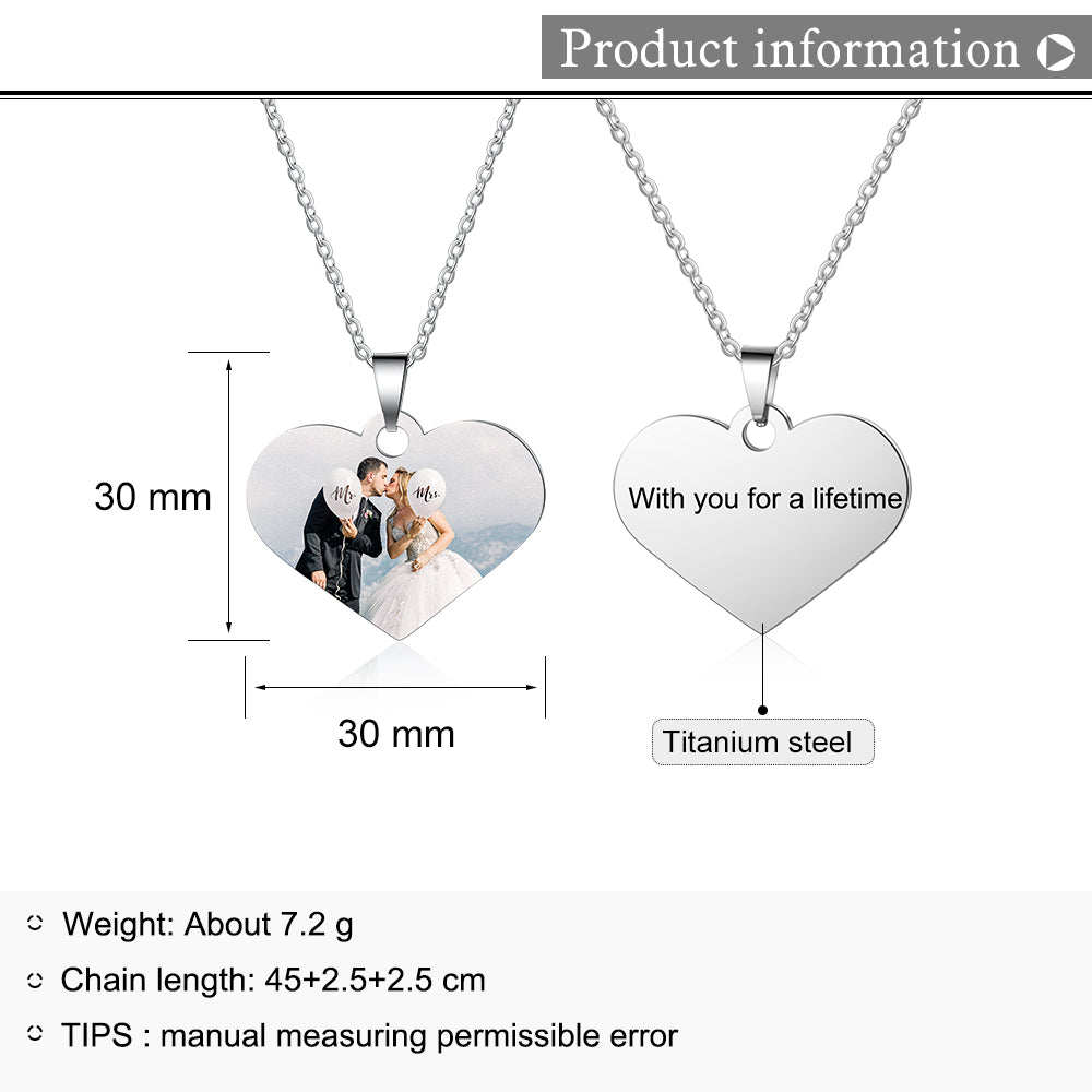 Custom Photo Necklace
