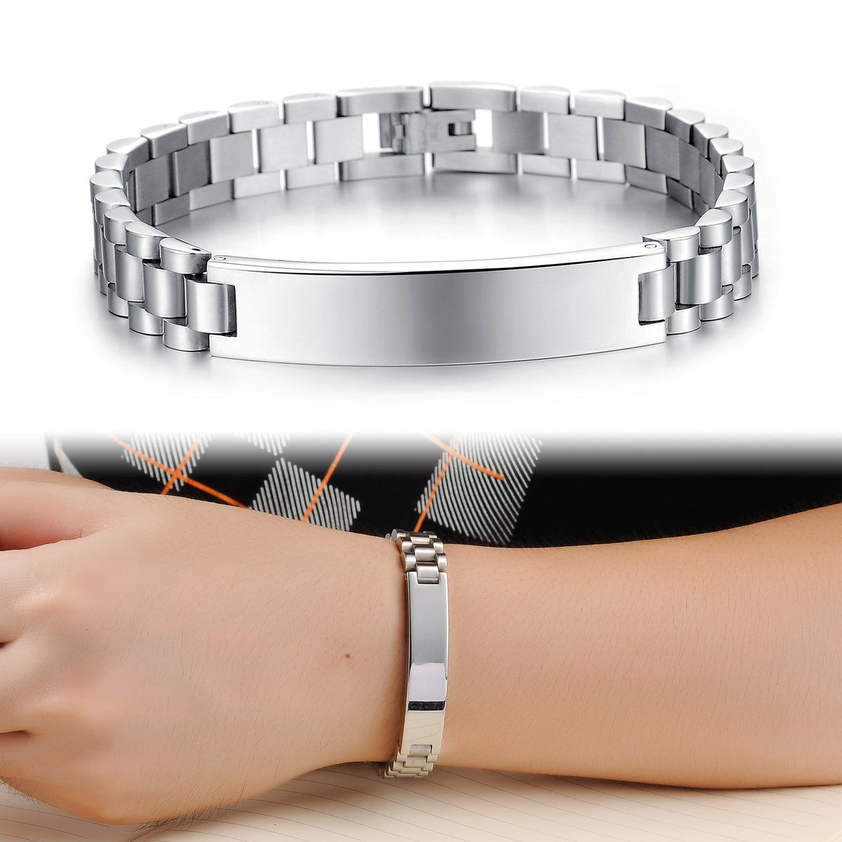 Custom Stainless Steel Bracelet