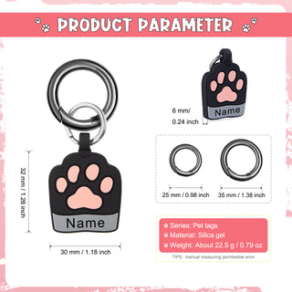 Custom Paw Dog Tag
