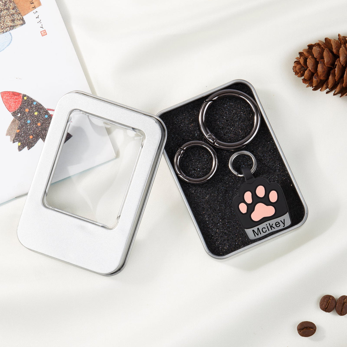 Custom Paw Dog Tag