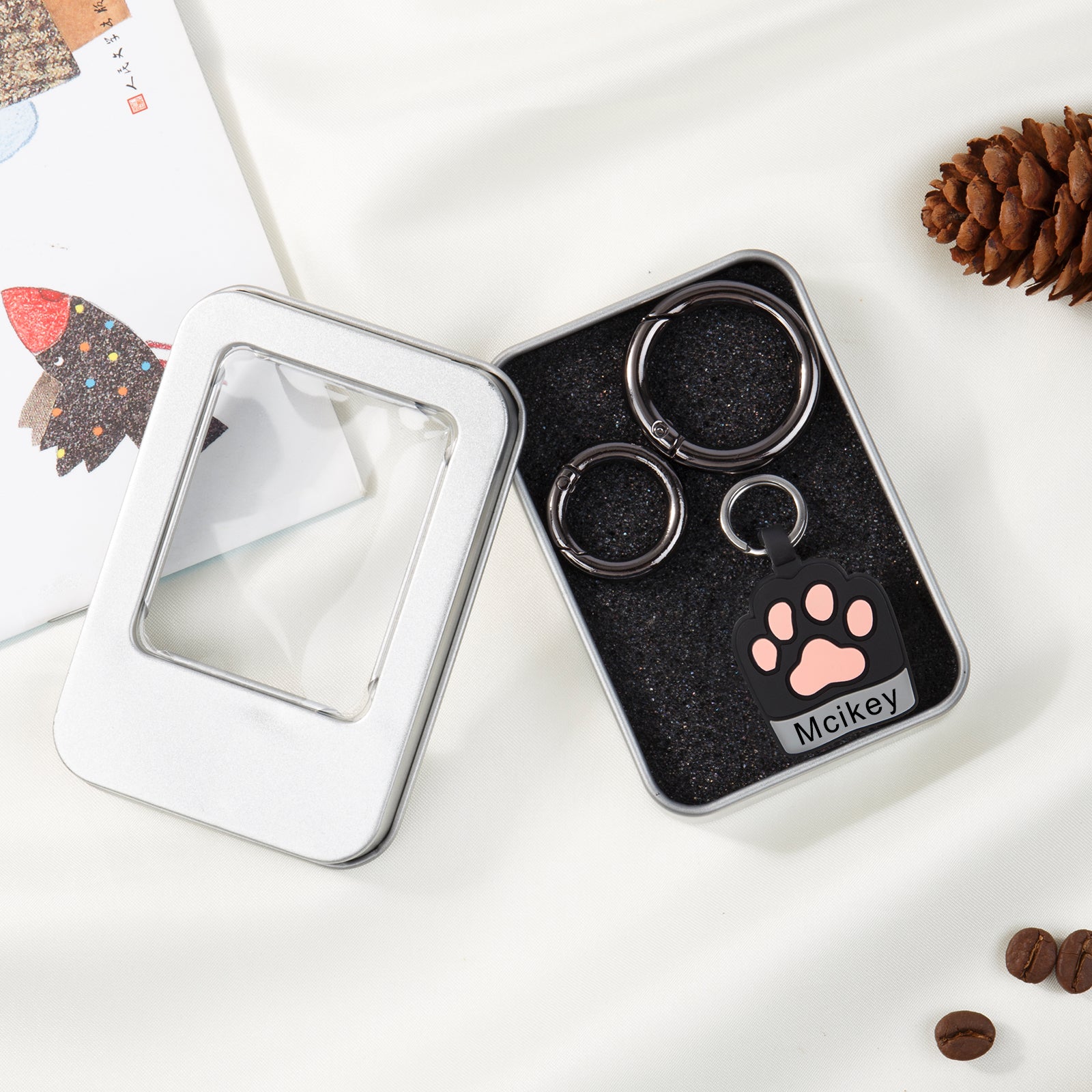 Custom Paw Dog Tag