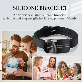 Custom Black Titanium Steel Bracelet