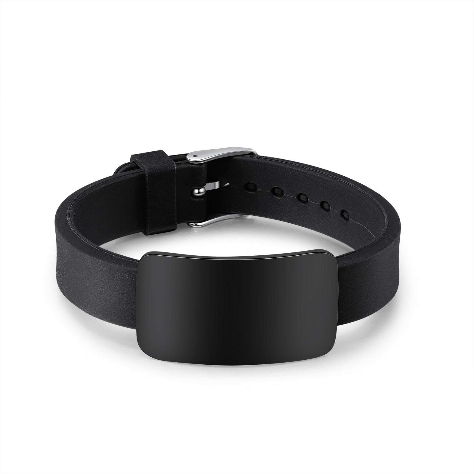 Custom Black Titanium Steel Bracelet