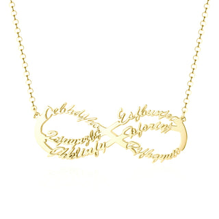 Custom Infinity Name Necklace