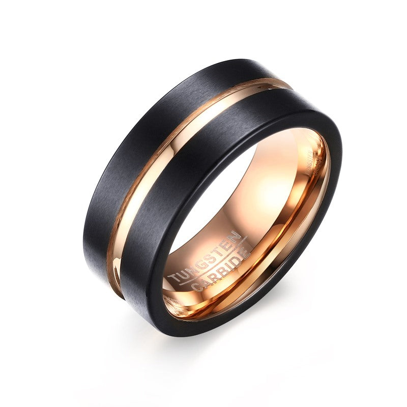 Best Product Engraved Tungsten Steel Ring