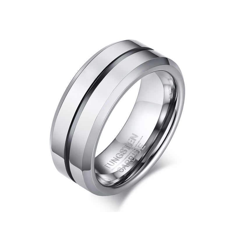 Best Product Engraved Tungsten Steel Ring