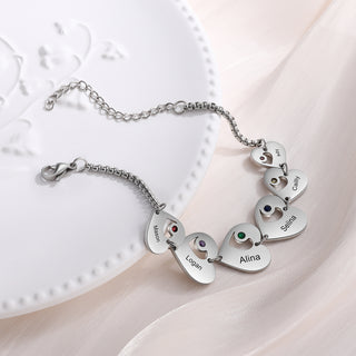 Stainless Steel Heart Bracelet