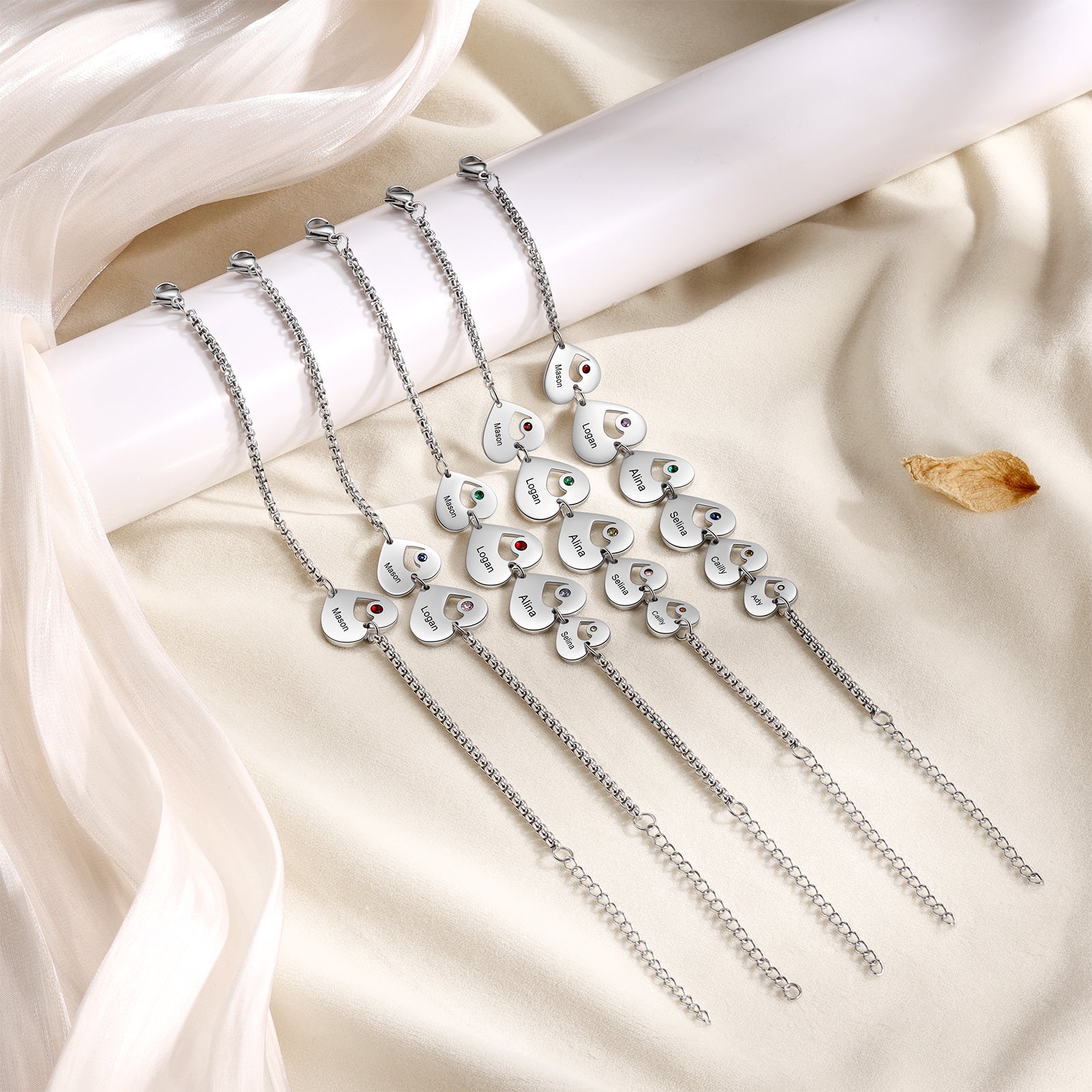 Stainless Steel Heart Bracelet