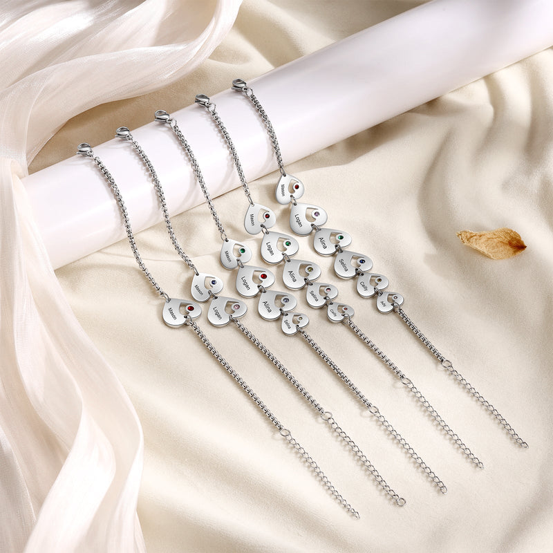Stainless Steel Heart Bracelet