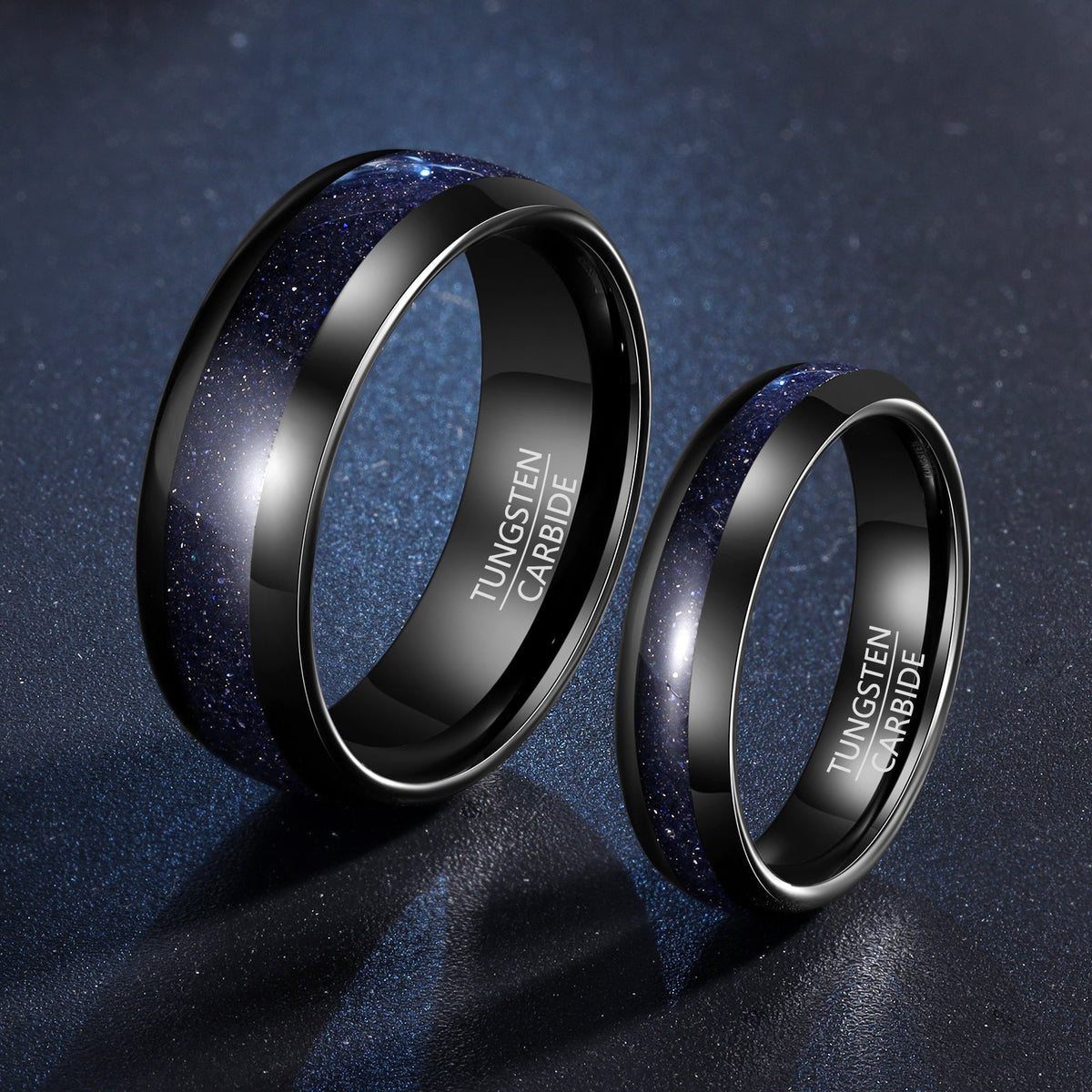Custom Tungsten Steel Couple Ring