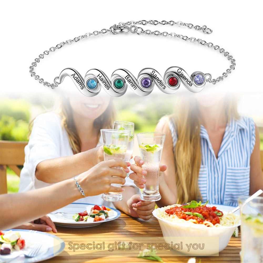 Custom Birthstone Bracelet