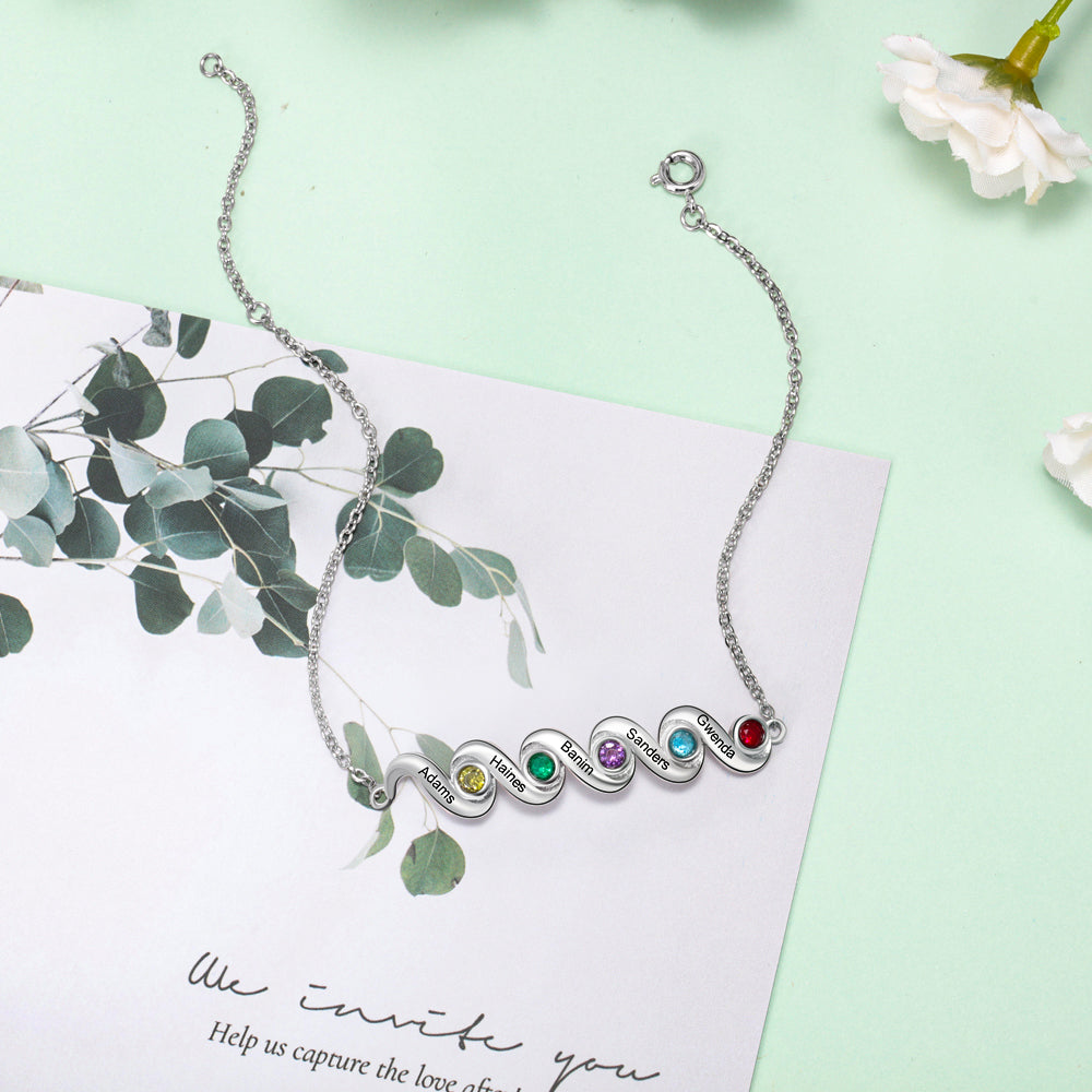 Custom Birthstone Bracelet
