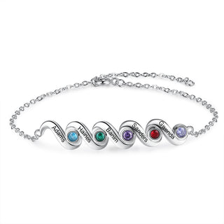 Custom Birthstone Bracelet