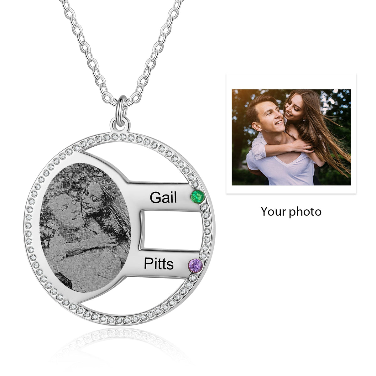 Custom Photo Necklace