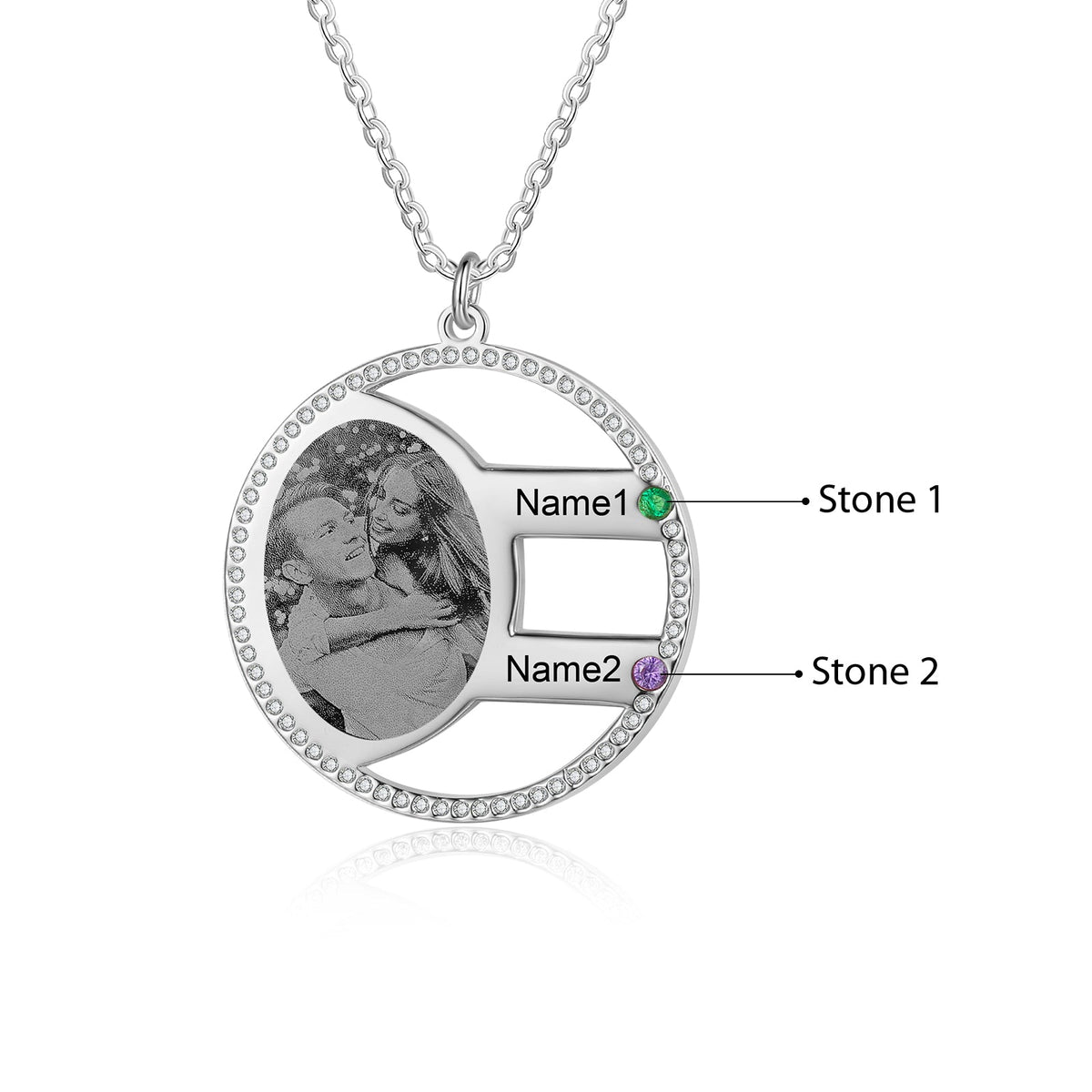 Custom Photo Necklace