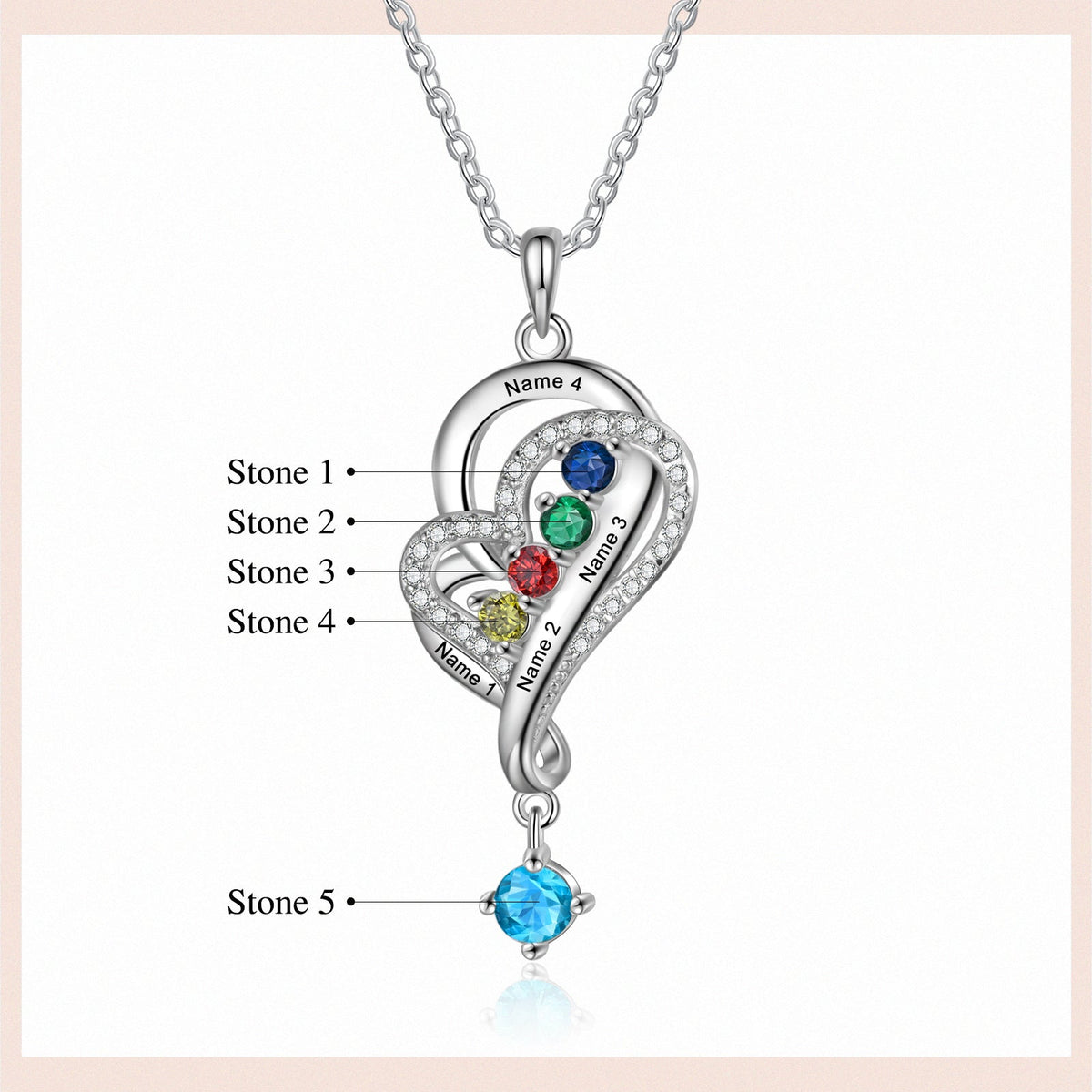 Custom Heart Necklace
