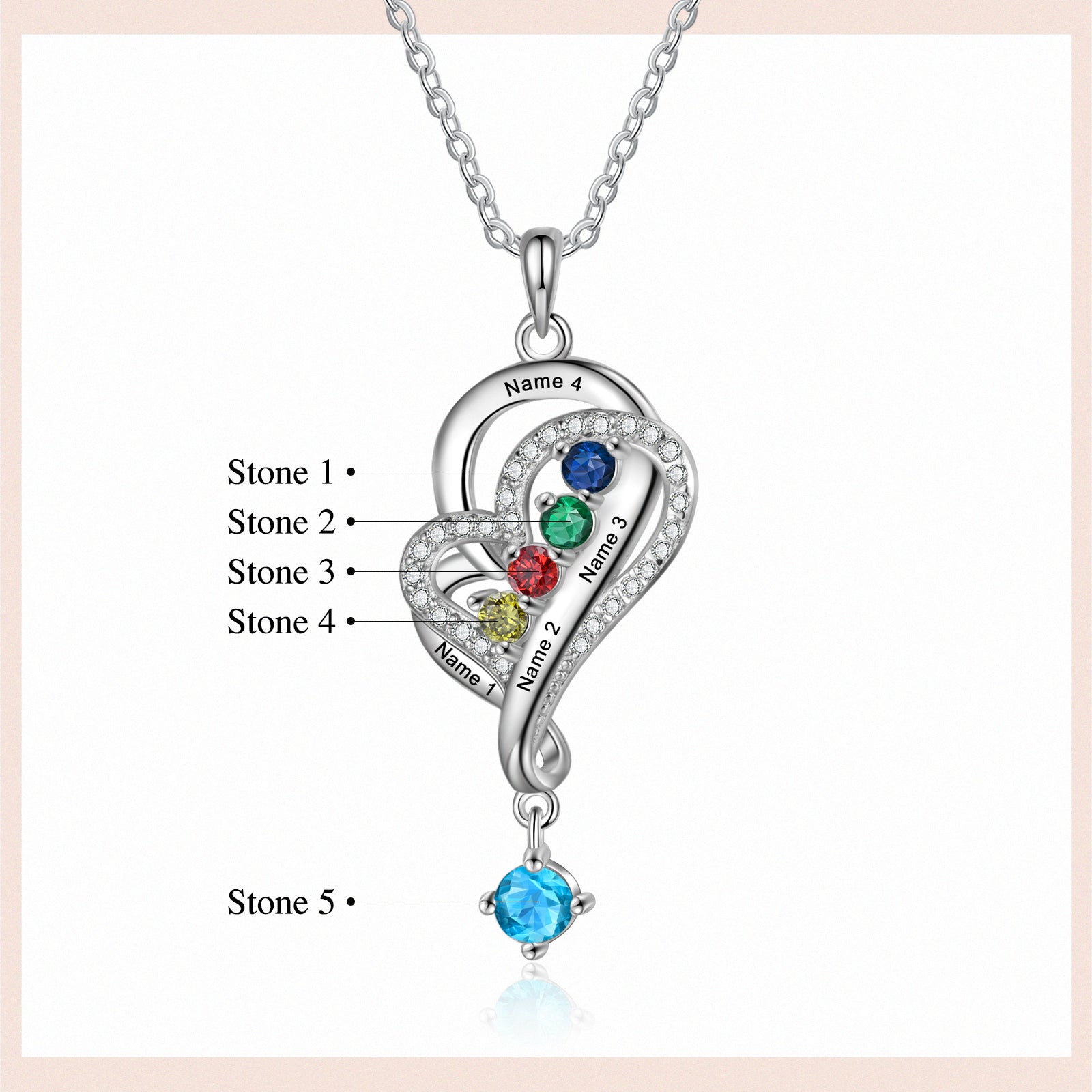 Custom Heart Necklace